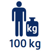 Poids max 100 kg